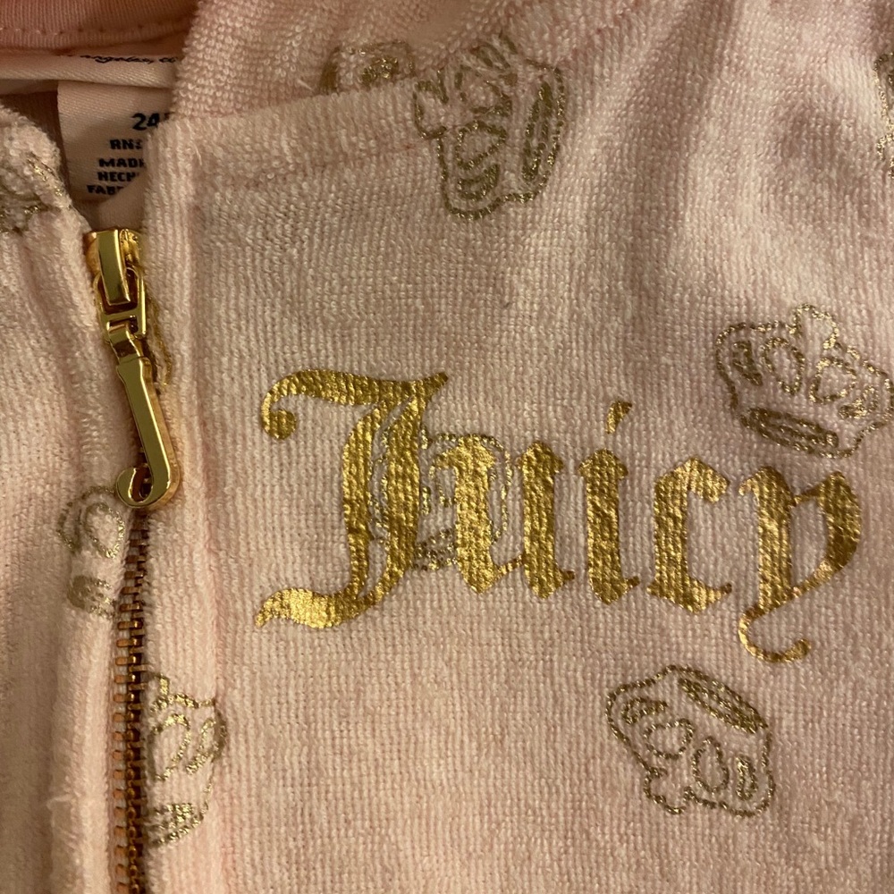 Juicy couture jumpsuit (towel material)